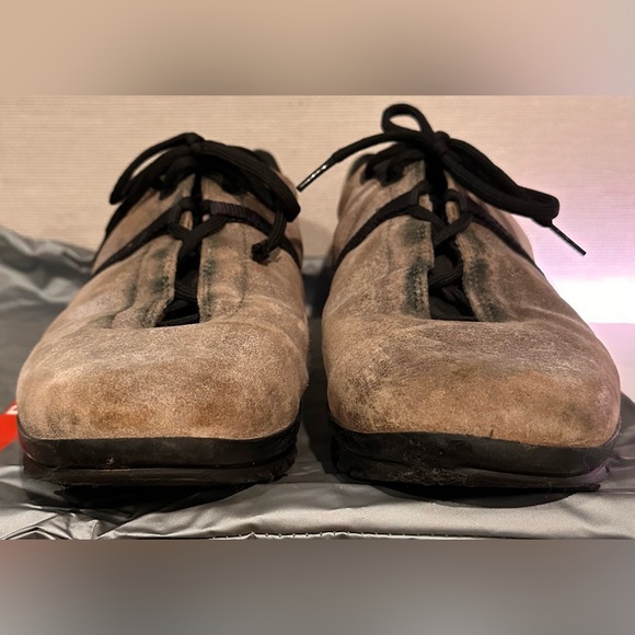 Men’s Prada Vintage Gray Brown Suede Leather Sport Sneaker with Dust Bag - Picture 5 of 12